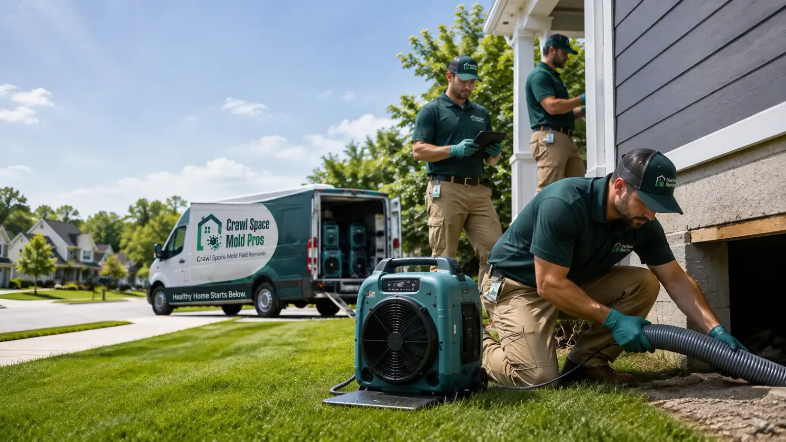Crawl Space Mold Removal in Holly, CO